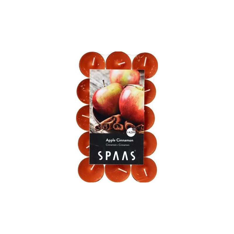 Bougie chauffe-plats parfumée pomme cannelle 30 pièces