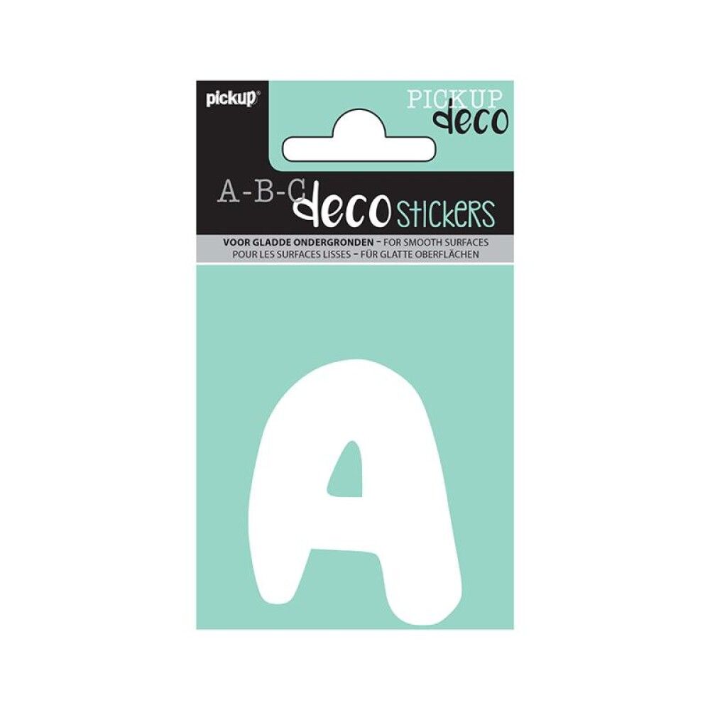 SKILT PICKUP ABC DECO EMMA 70 MM A HVIT