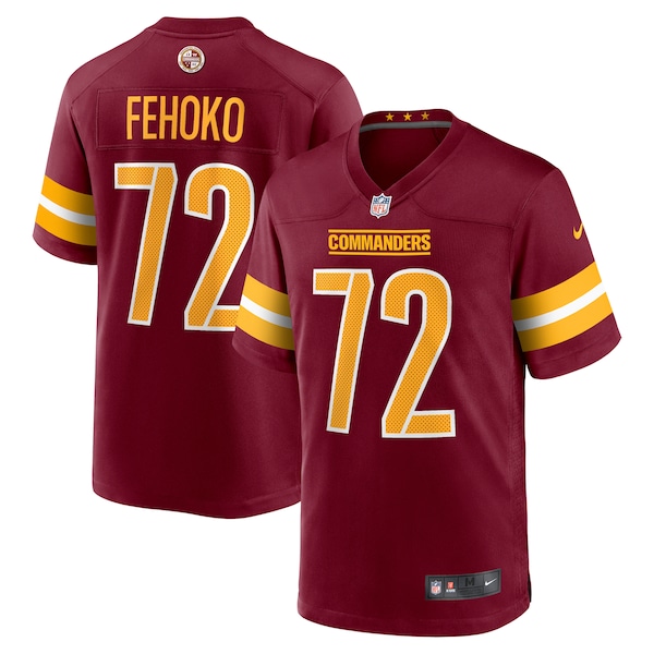 Viliami Fehoko Jr. Washington Commanders Nike Team Game Jersey -  Burgundy