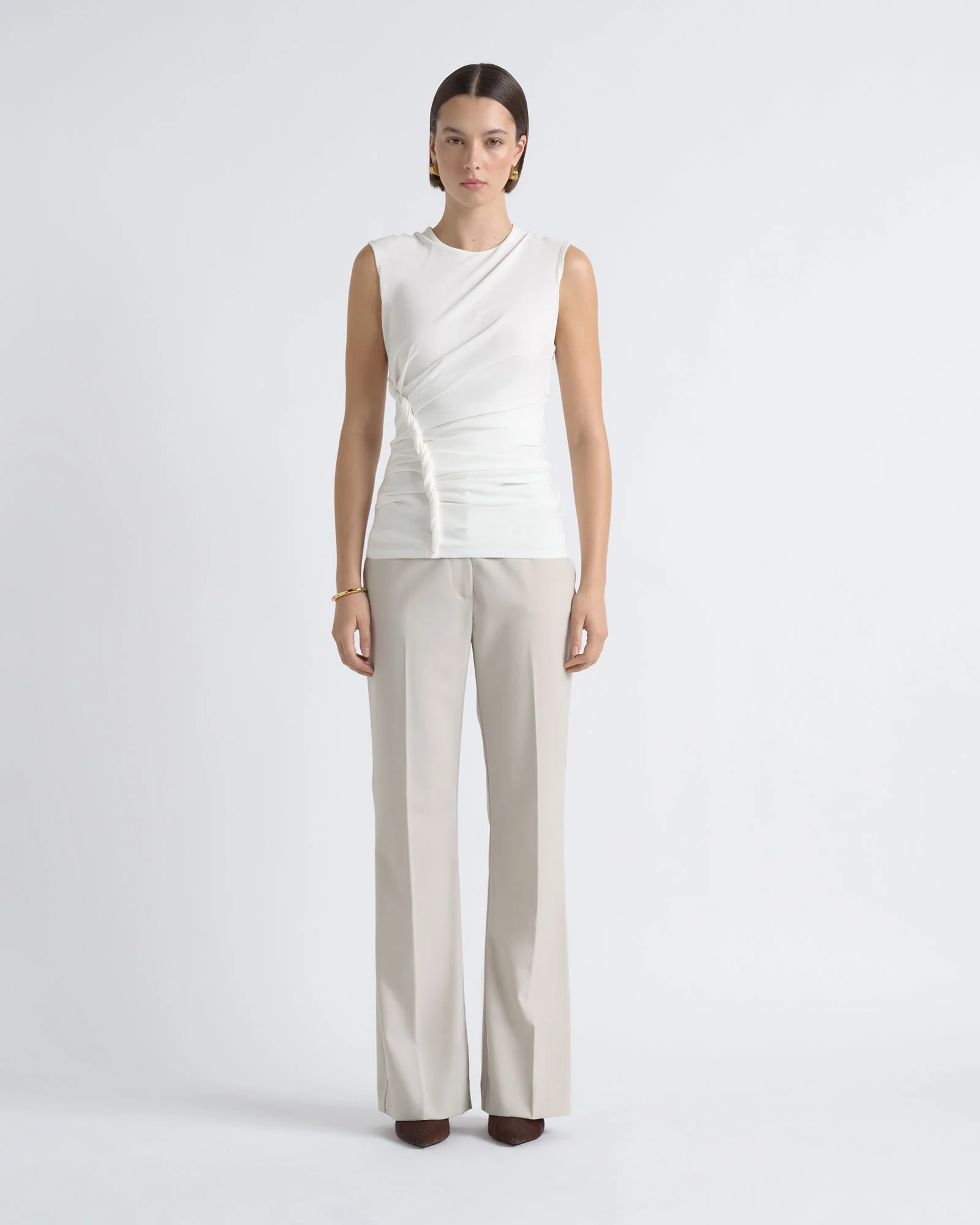 Sleeveless Twist Top