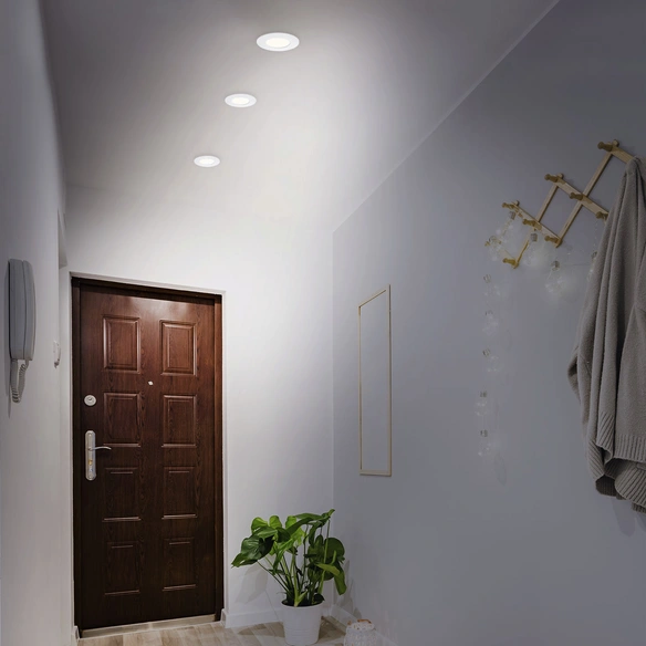 LED-Einbauleuchte »FLAT IN«, ∅: 8,5 cm, Höhe: 2,7 cm, 14,7 W