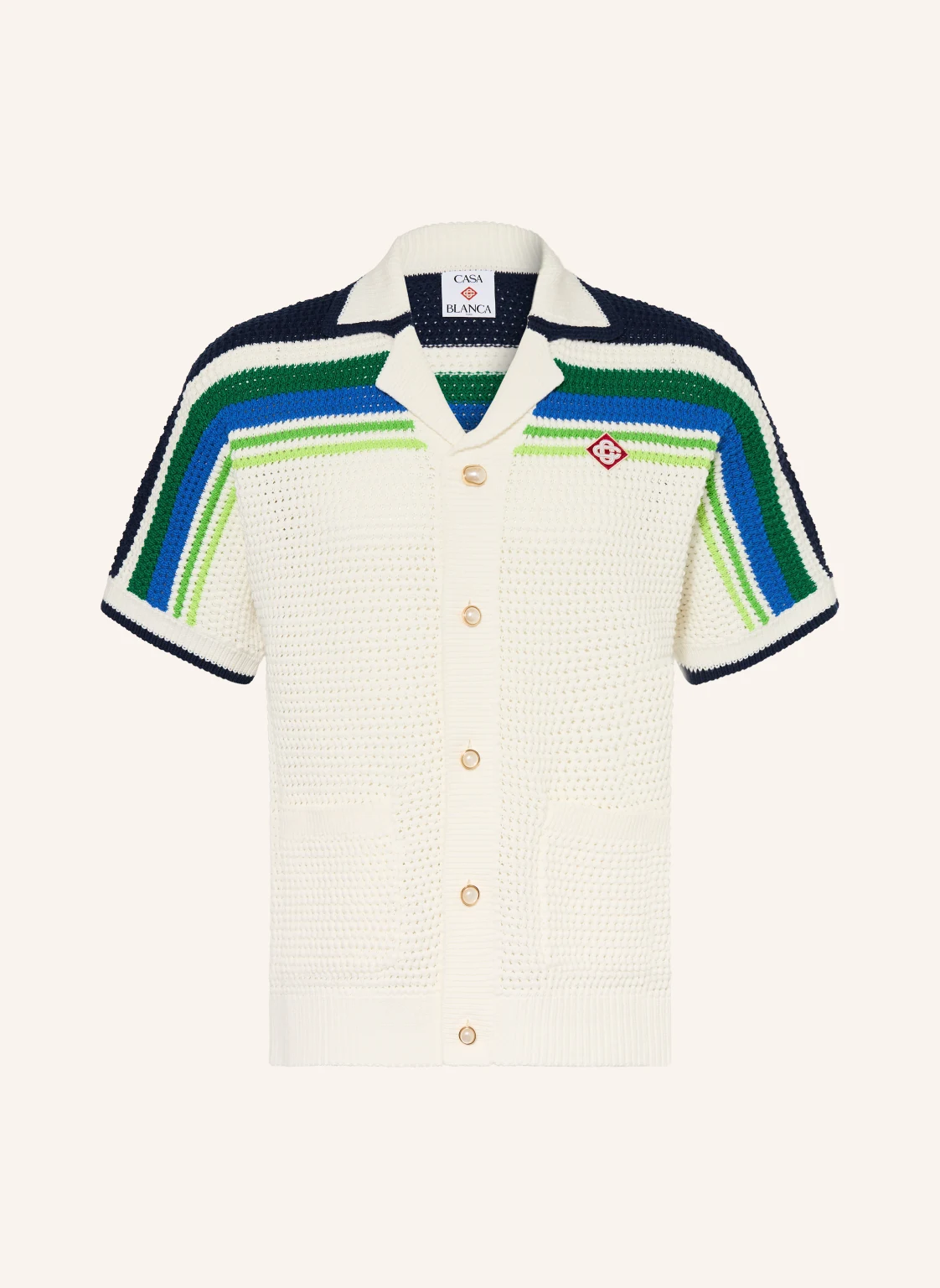 Casablanca Strickhemd Regular Fit