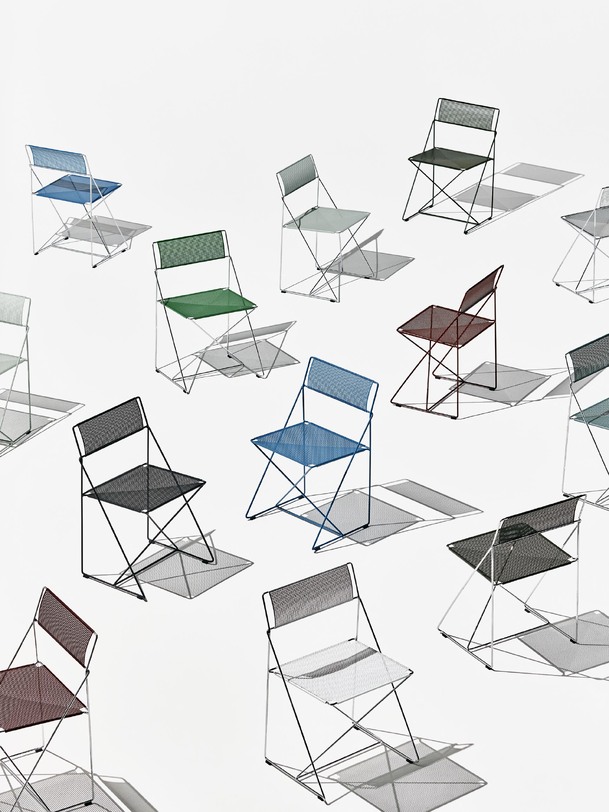 Chaise x-line bordeaux - hay bordeaux