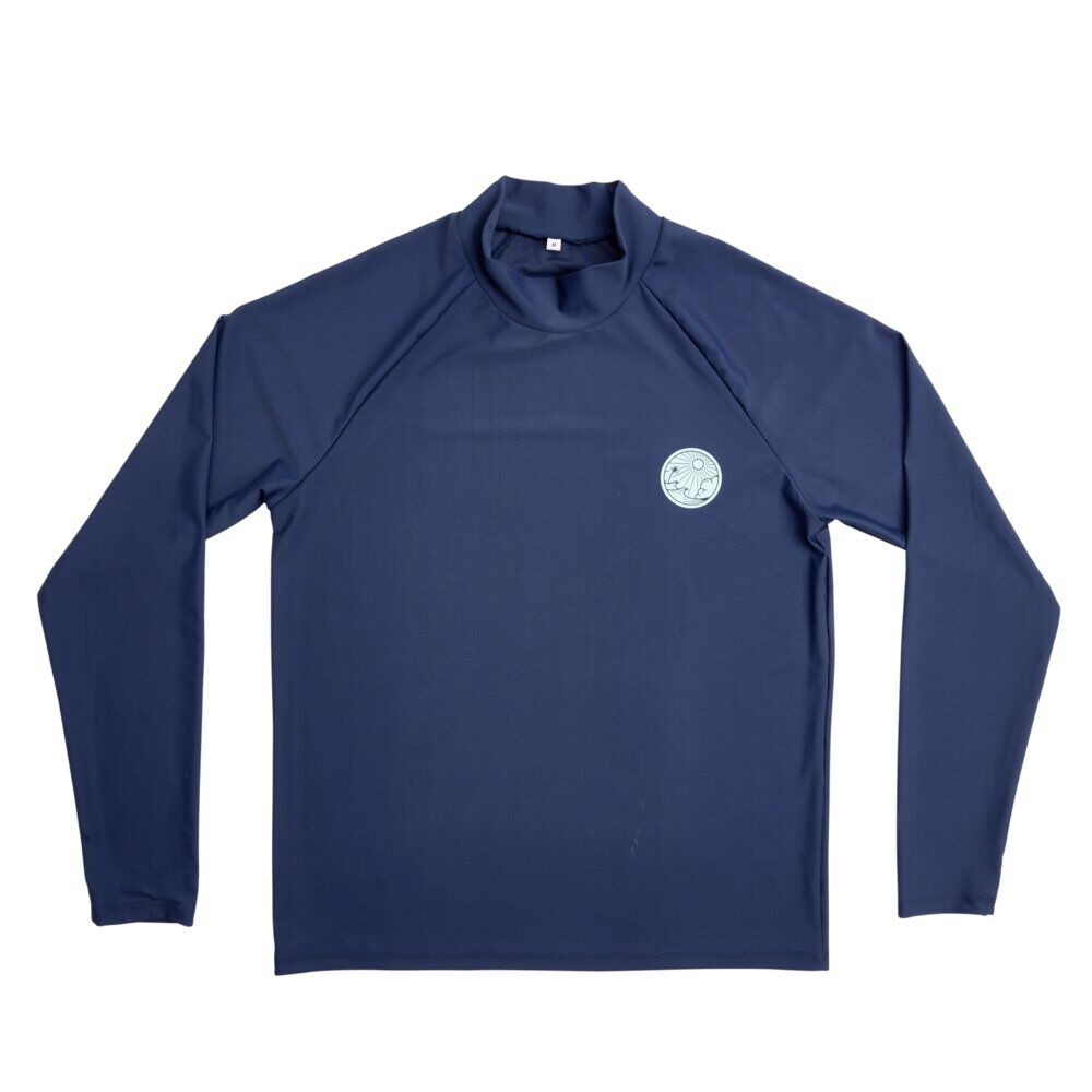 T-shirt manche longue protection UV50 adulte tissu bleu 45x60cm