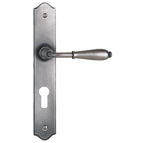 Ensemble sur plaque Nevers Bouvet fer cimenté patiné verni - Cyl. EU axe 70 - 240 x 40 mm