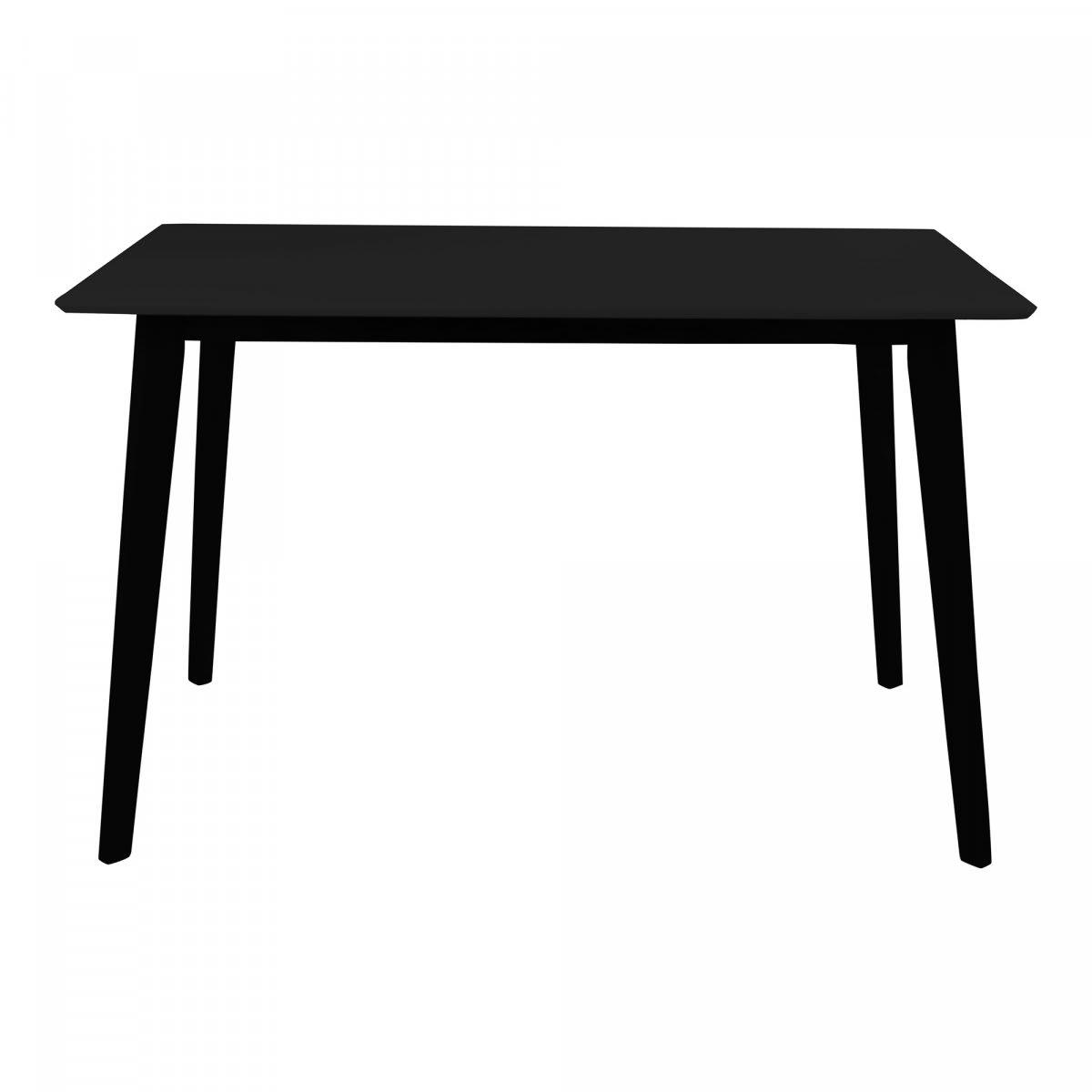 SIANA - Table à manger 120x70cm en bois noir