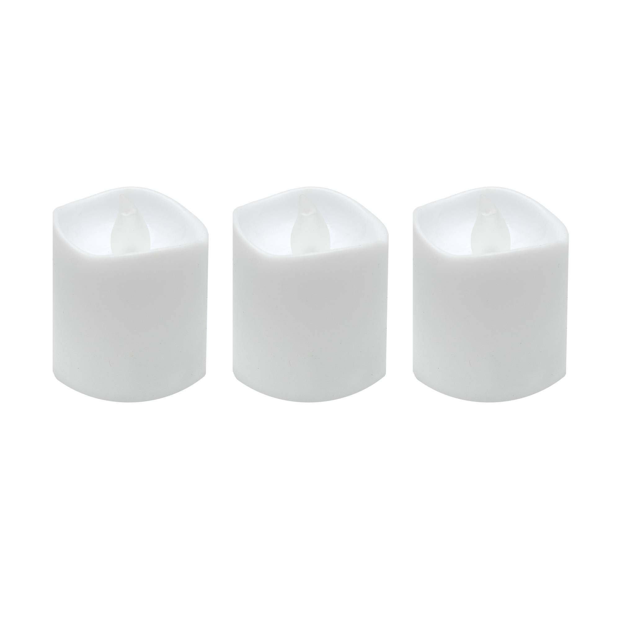 LED Wax Look Votive Candles 3 Pack