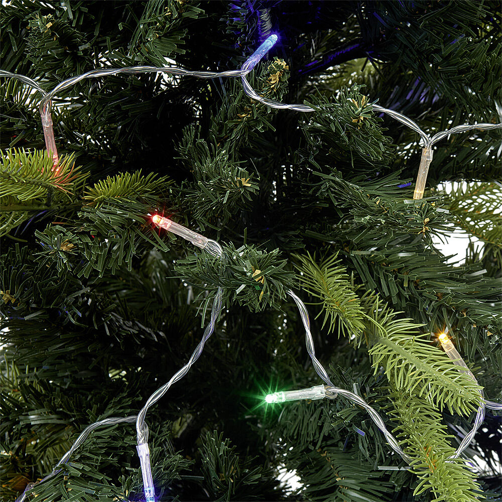 Guirlande électrique No&euml;l intérieur 10LED multicolores 1m