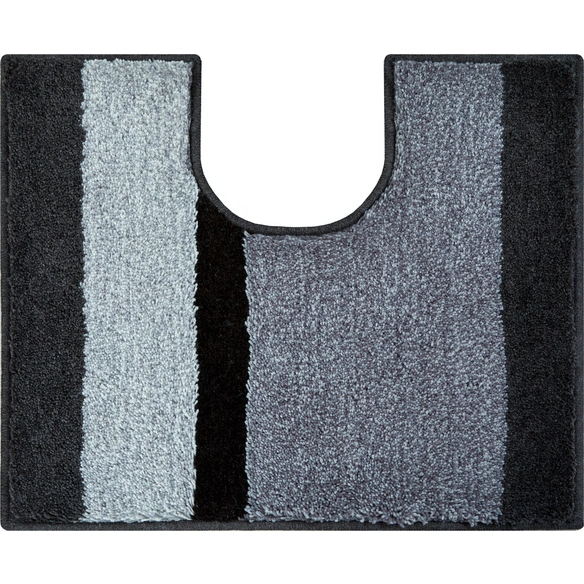 Badematte »Room«, BxL: 50 x 60 cm, anthrazit, aus 100% Polyacryl