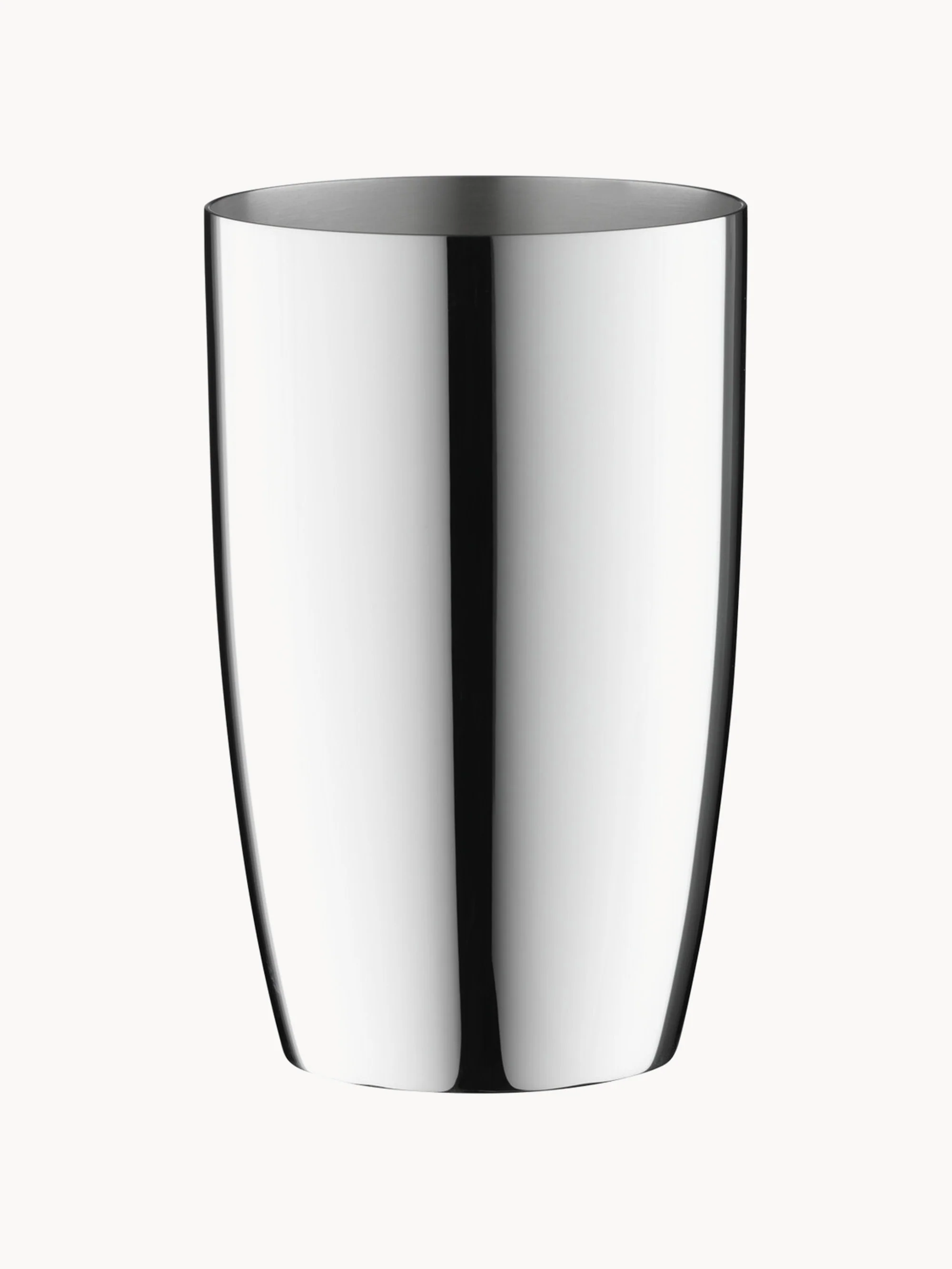 Handgefertigtes versilbertes Longdrinkglas Dante