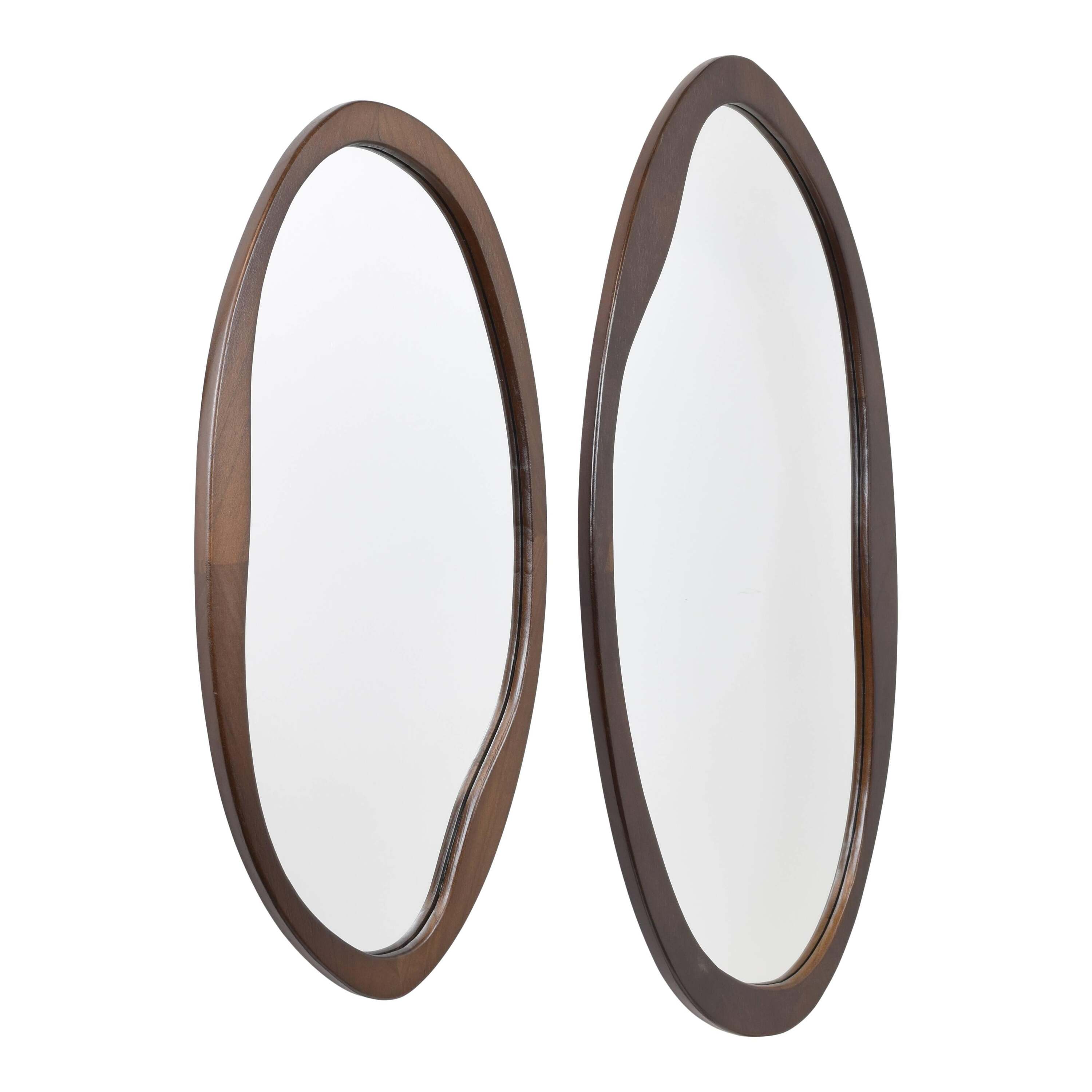 Fragix Yin Wandspiegel Organische vorm - Hout - 45x90