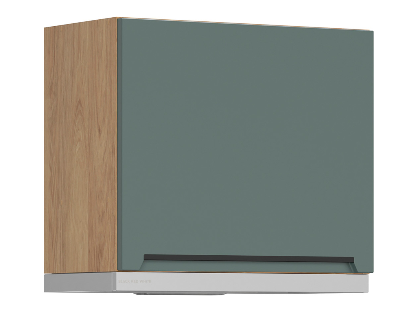 Szafka kuchenna górna Iris 60 cm z okapem inox zielony boho mat