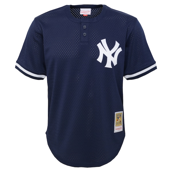 Derek Jeter New York Yankees Toddler Cooperstown Collection Mesh Batting Practice Jersey - Navy