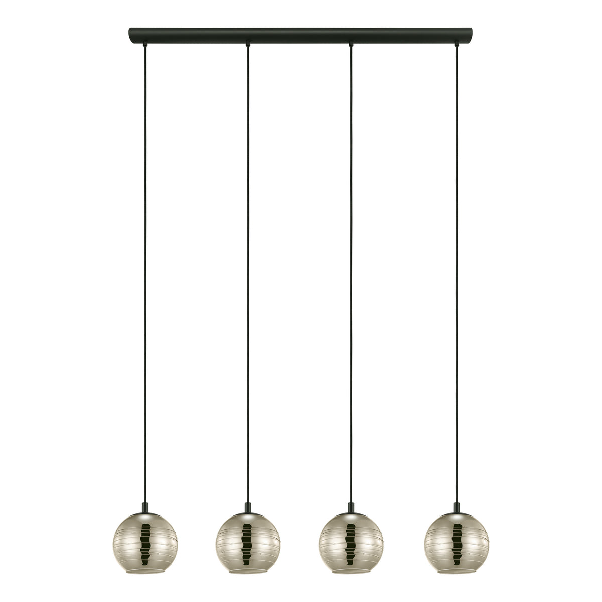 Stars of Light hanglamp Lemorieta - e27 - 111 cm - zwart/goud