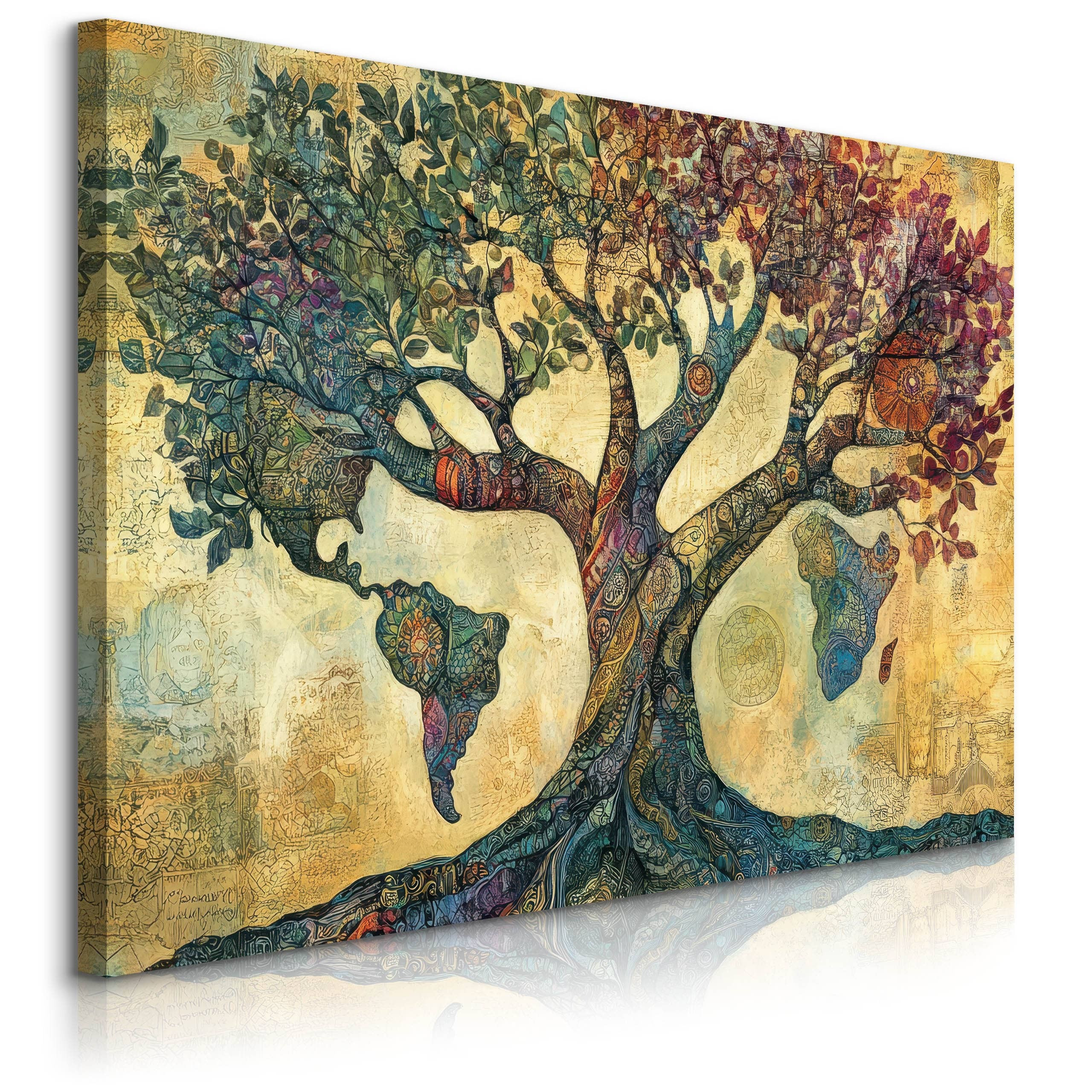Obraz Drzewo Życia W Stylu Orientalnym 30x20cm