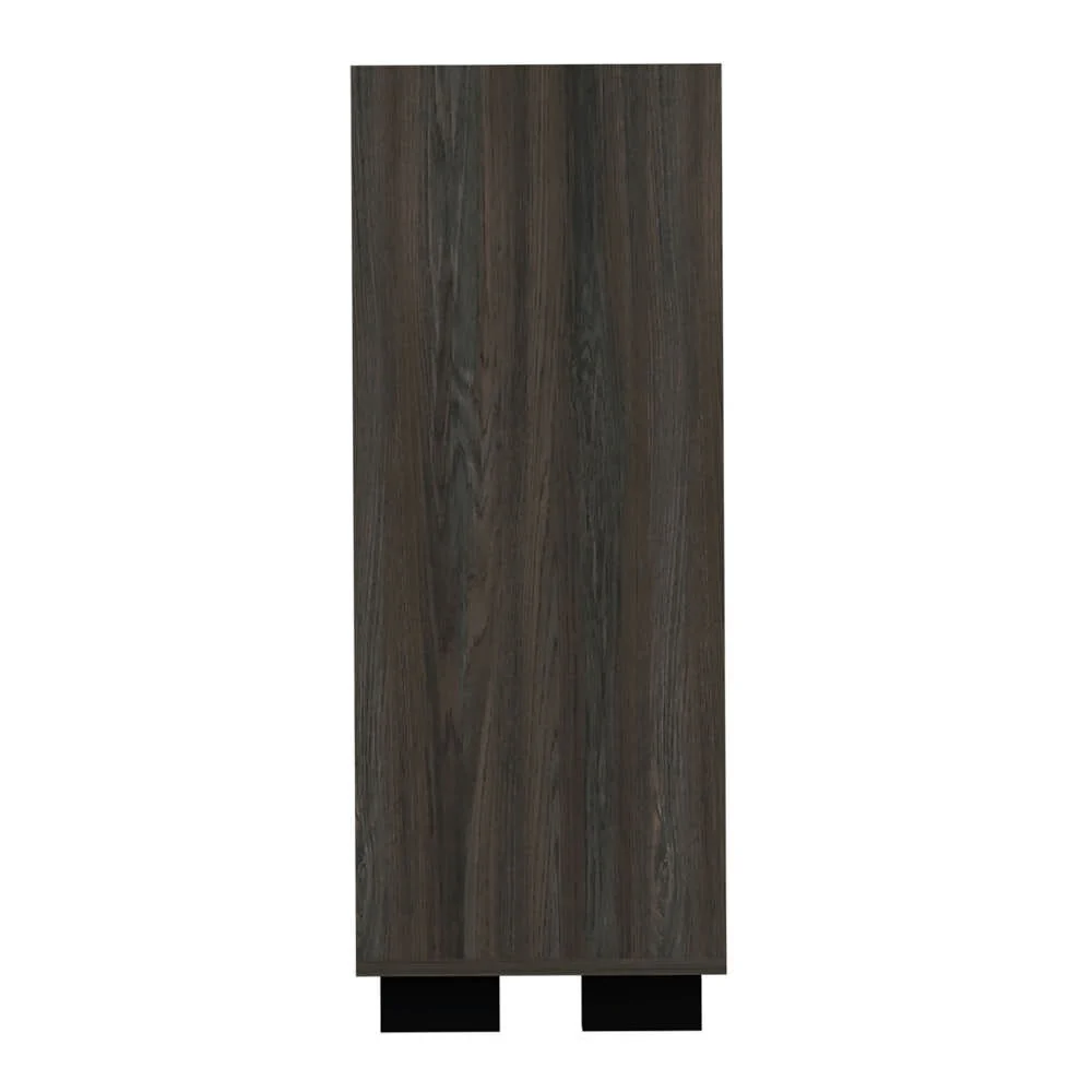 Holbrook Composite Wood Indoor Mid-century Shoe Storage Cabinet - Espresso