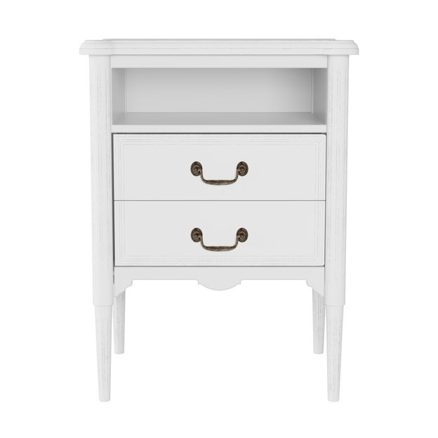 MESA DE CABECEIRA ALTA 2 GAVETAS REGENCE