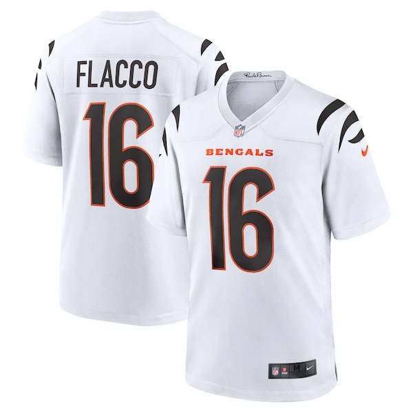 Joe Flacco Cincinnati Bengals Nike Game Jersey -  White/Orange