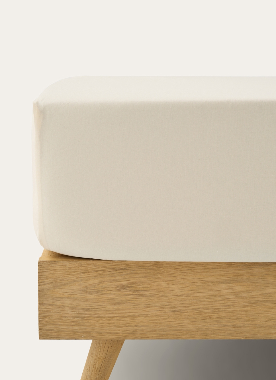 DRAP HOUSSE EN COTON ECRU