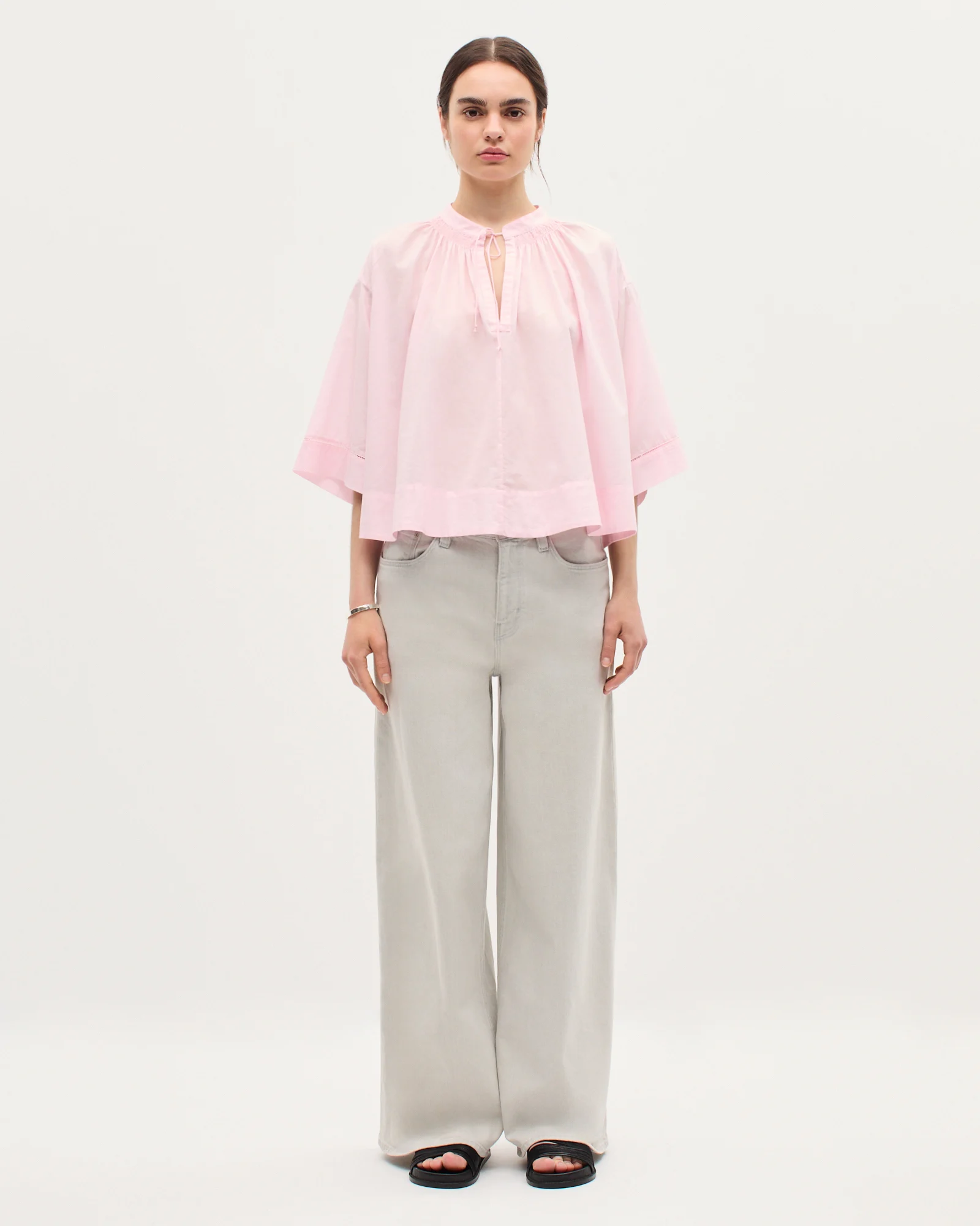 Blouse en voile de coton