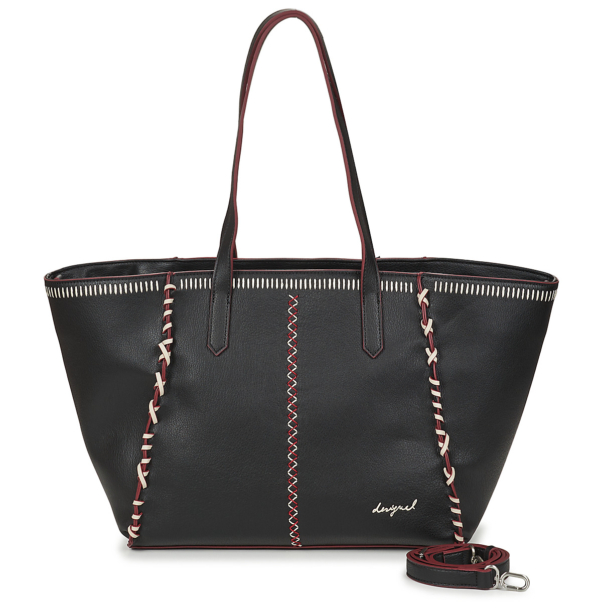 Desigual - MANHATTAN PESPUNTES GUIMAR - Black