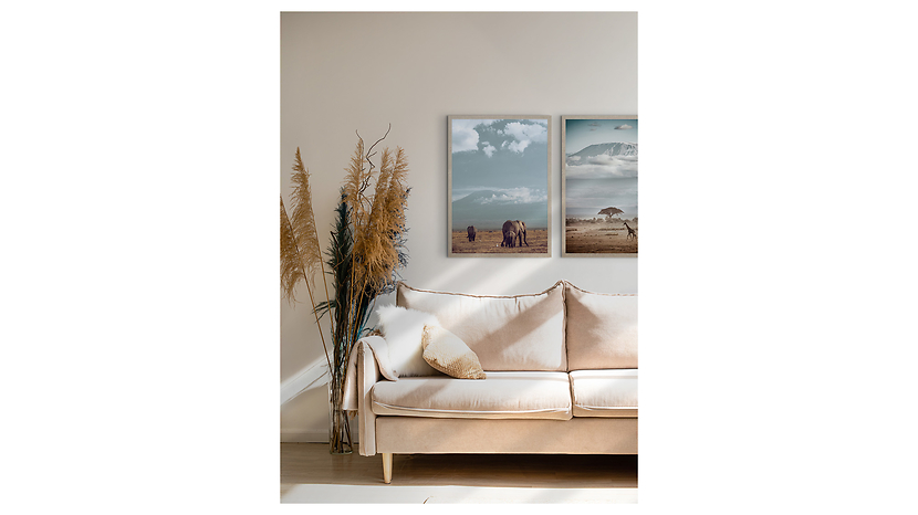 Obraz w ramie African View 53x73 cm