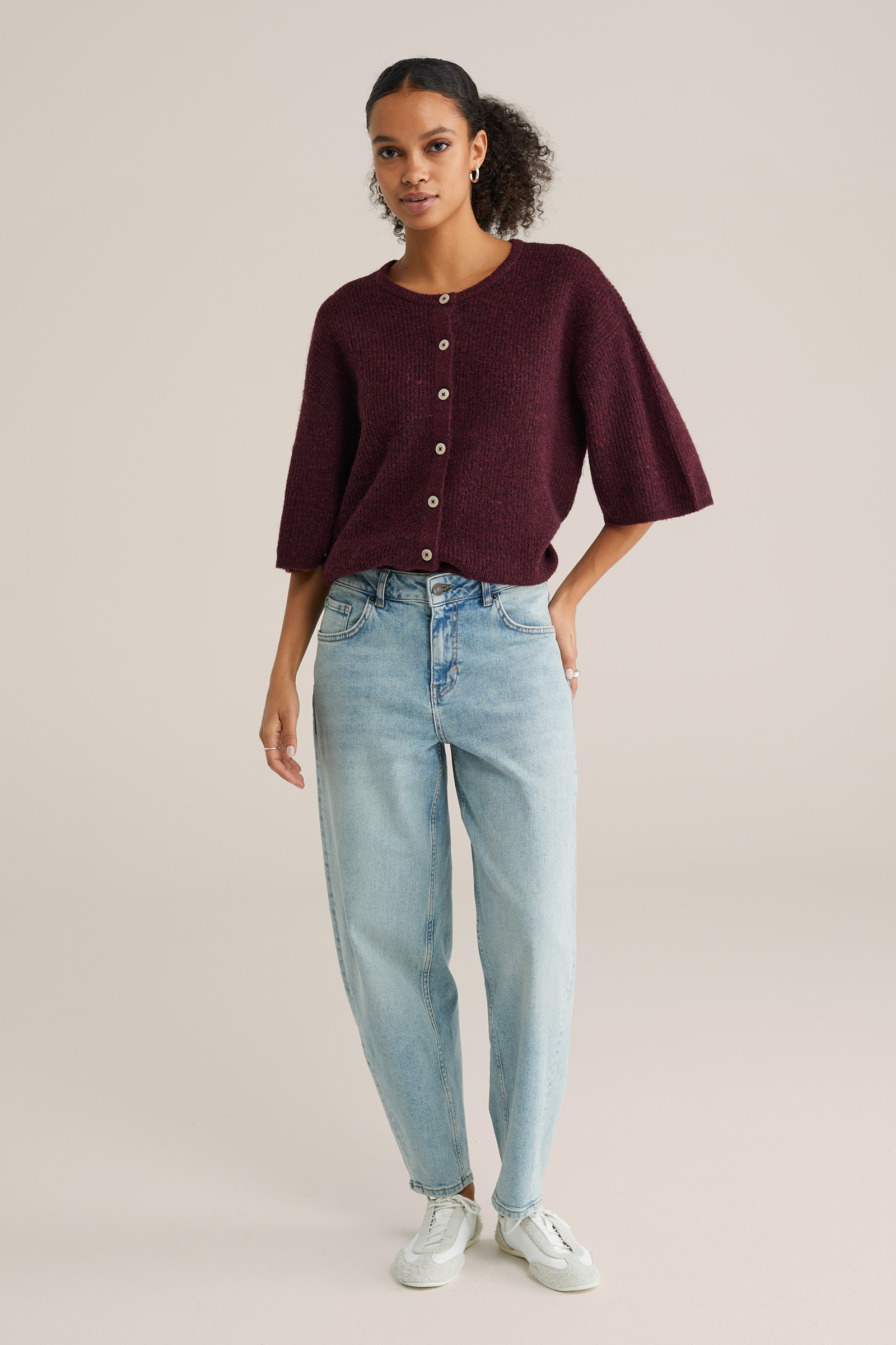 Dames vest met structuur