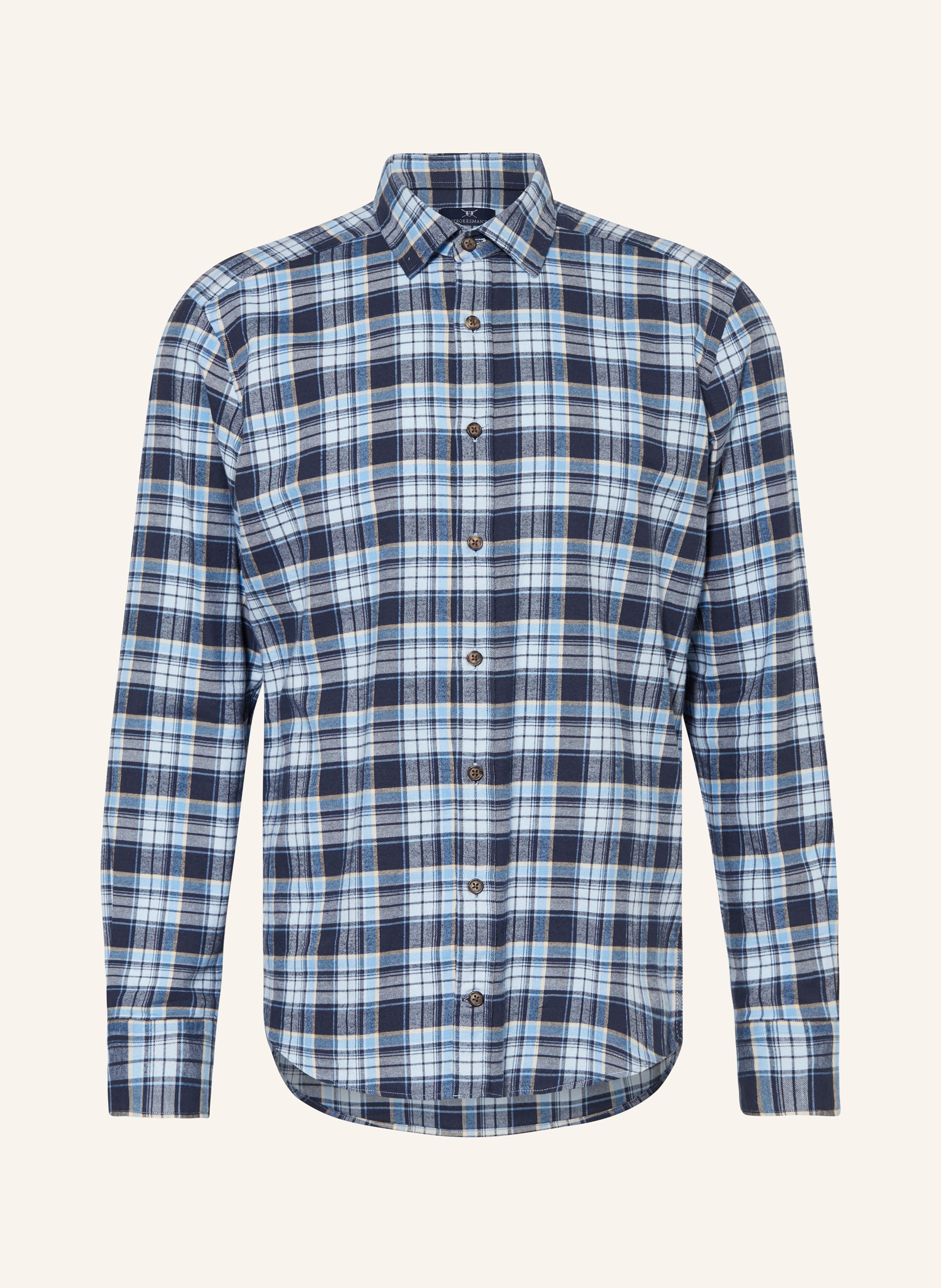 STROKESMAN'S Flanellhemd Regular Fit