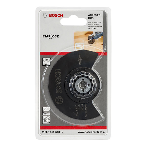 Lame segmentée bois Bosch Starlock 89mm