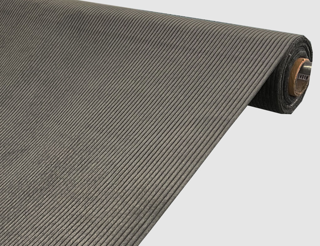 Möbelstoff Cord Grau