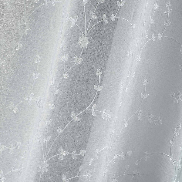Paire Voilages 2 x Petite Fleur - Douceur d'Intérieur - Voilage2 x 60 x 90