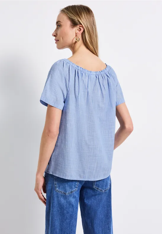 Chambray Bluse