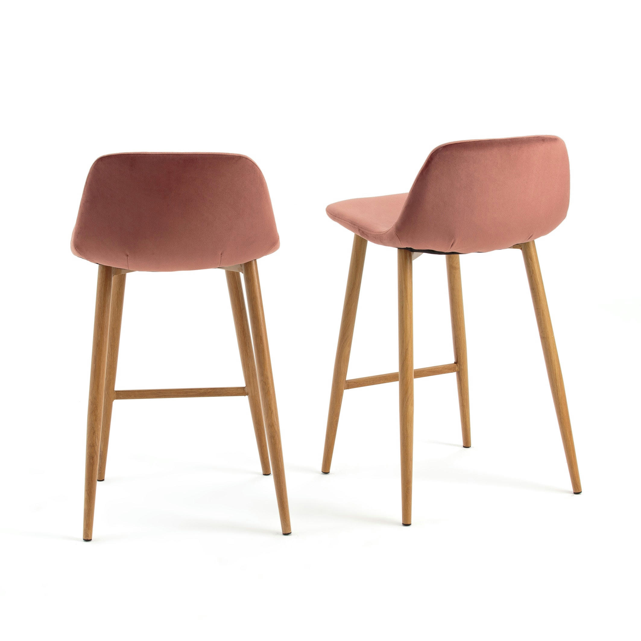 Lot de 2 chaises de bar mi-hauteur Lavergne