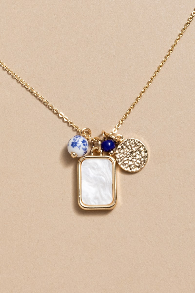 Kaitlin Cluster Charm Pendant Necklace
