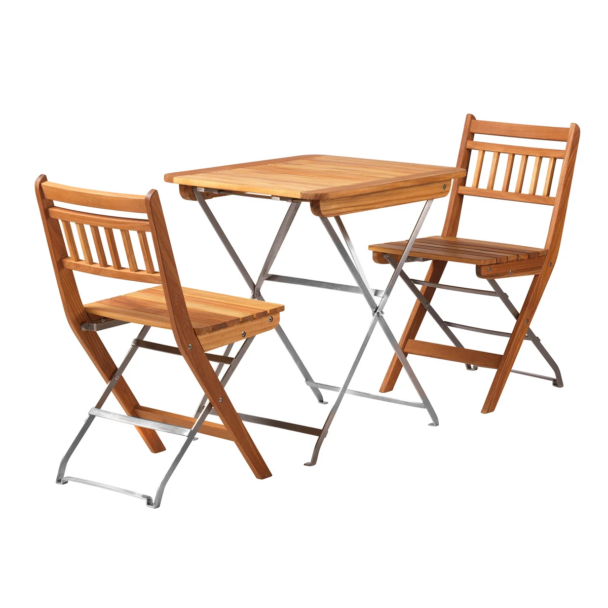 FDB Møbler - Lilleø M26 Klapptisch, 58 x 63,5 cm, Teak natur geölt
