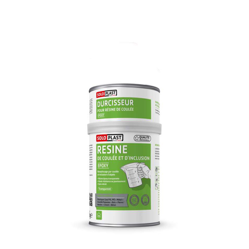 Résine epoxy de coulée et d'inclusion 0,75 kg SOLOPLAST