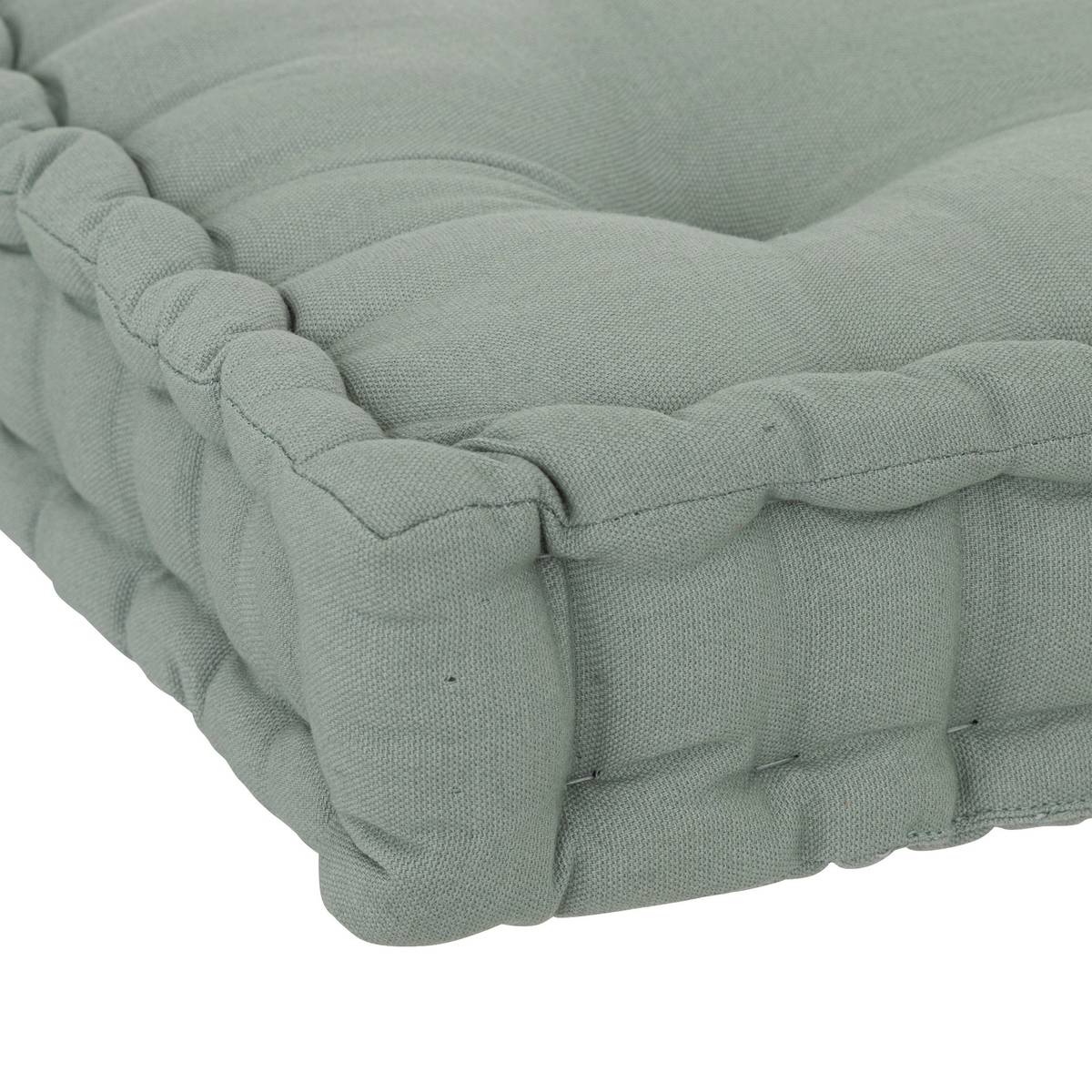 Cushion "Anjali" celadon green, 40x40 cm