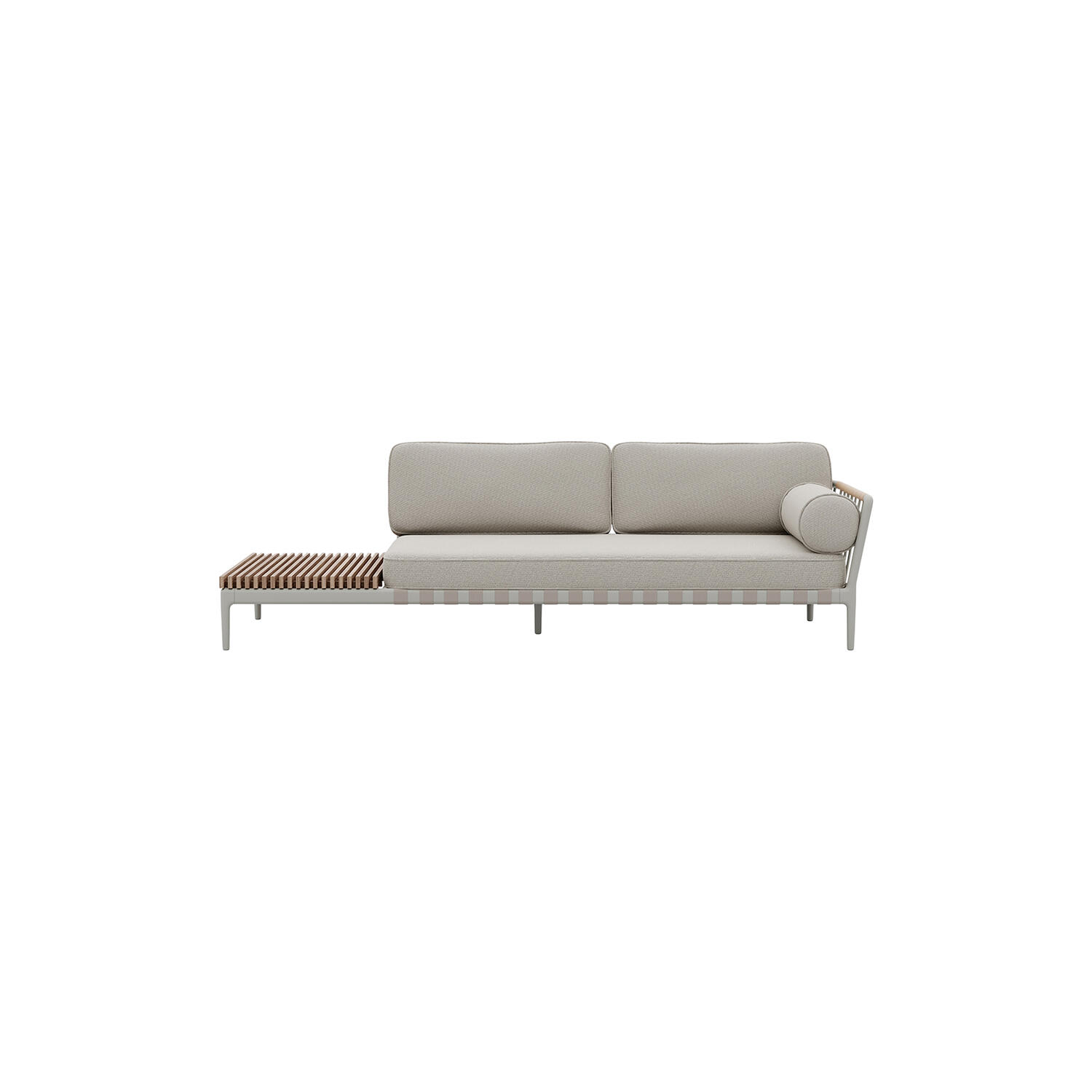 VIPP720 Open-Air Sofa Open End, left, light grey