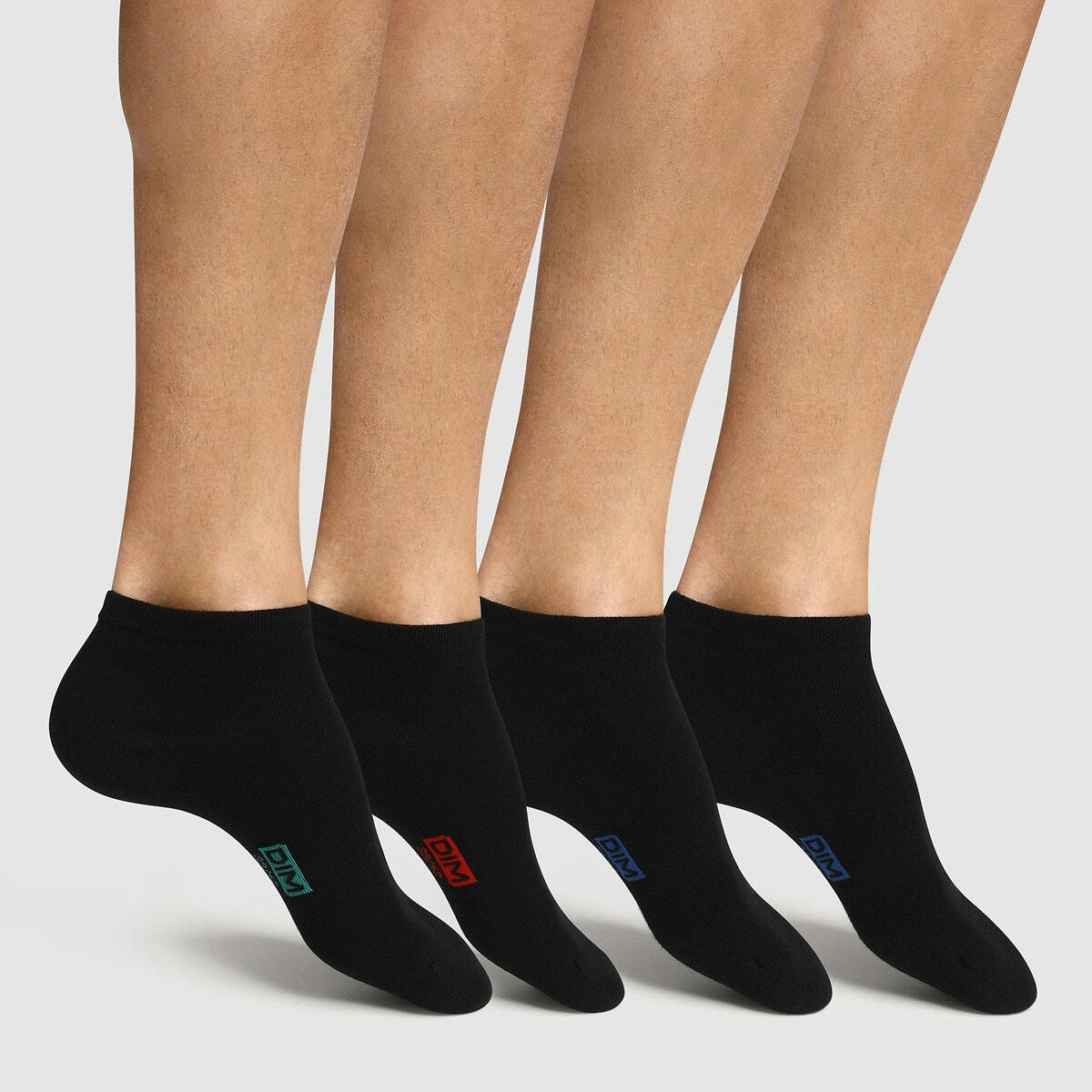 Lot de 4 paires de socquettes coton classique