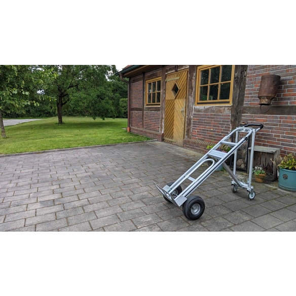 Sackkarre, 3-in-1, Tragkraft: max. 300 kg, Alumium, silber