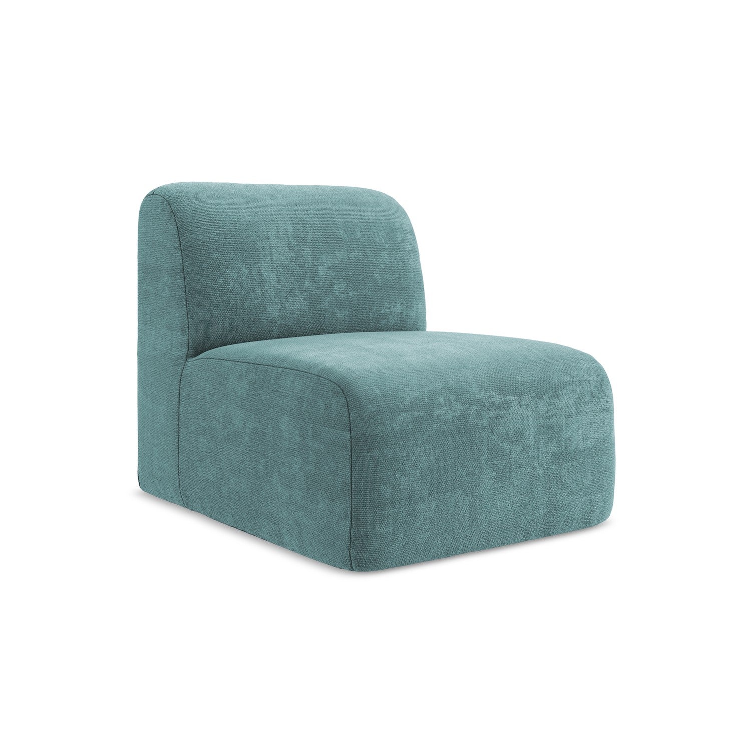 LaMiaSofa Bankmodule midden Cervo - chenille stof - jeans - 70x94x75