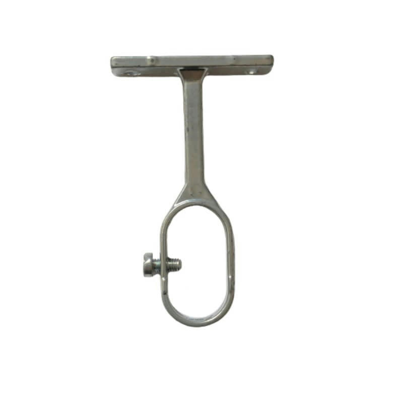 PENDERIE - 1 Support oeil ovale pour penderie ø20 L 15 mm - Nickel