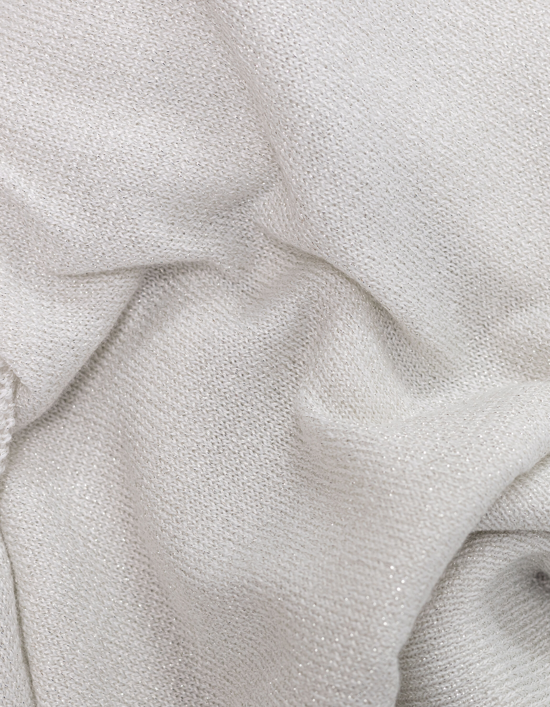 Cardigan sésame tricot pailleté motif chevrons ajouré dos Femme