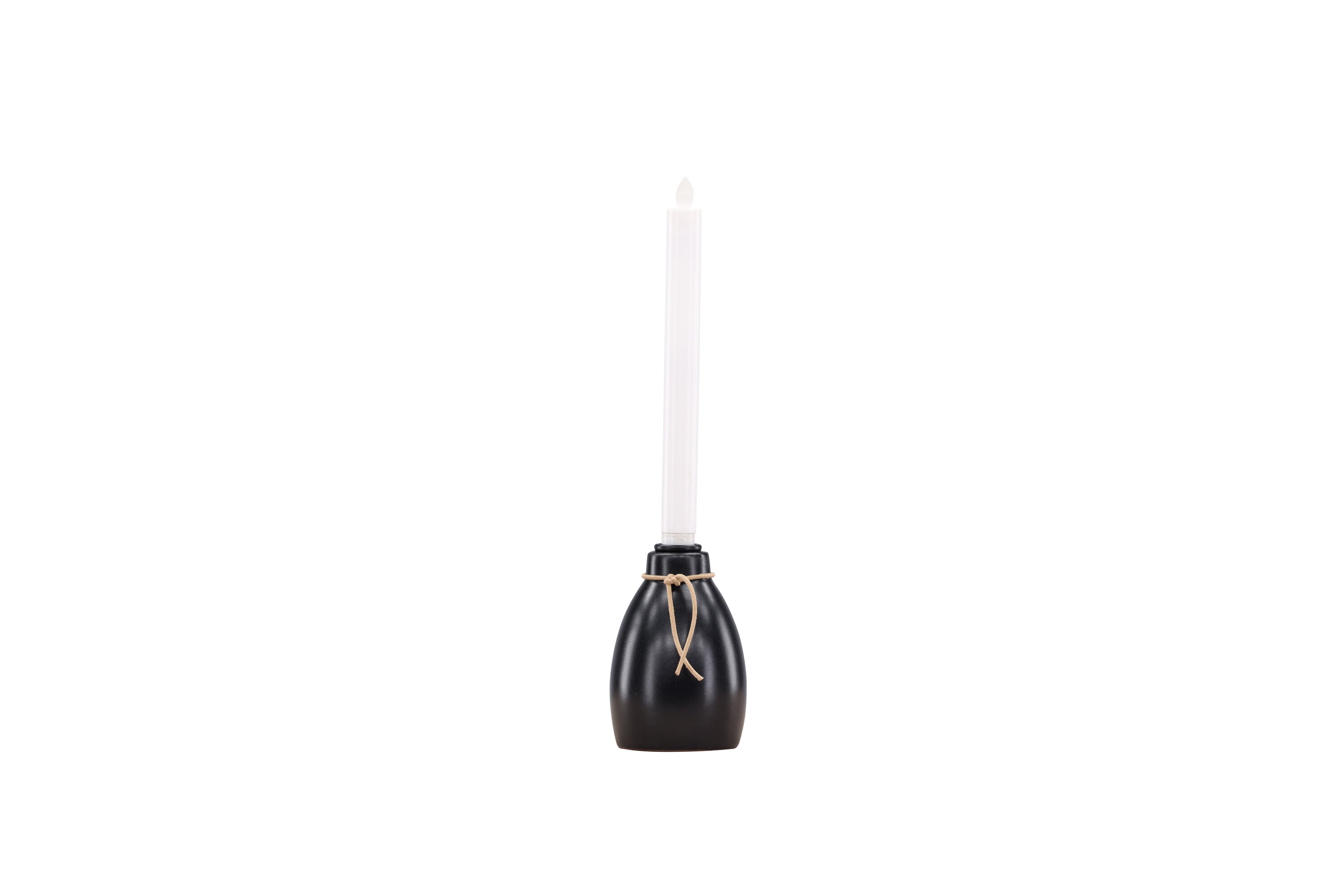 Rebellenclub Kaarsenstandaard Choso 9cm - zwart - Ø 9 cm