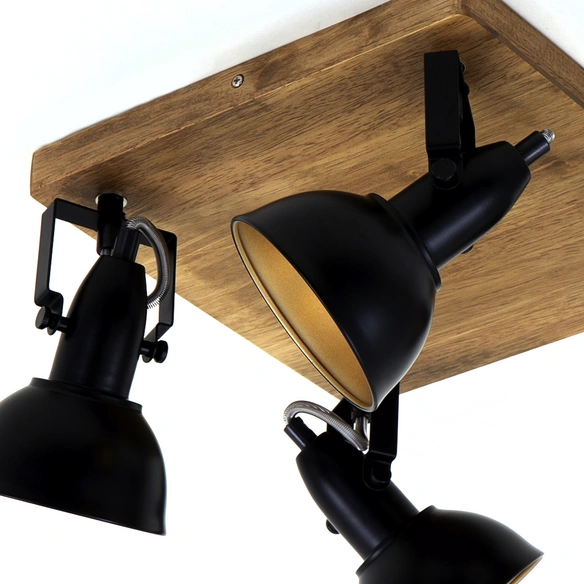 Spotleuchte »BARNIM«, Länge: 28 cm, Höhe: 15,7 cm, schwarz