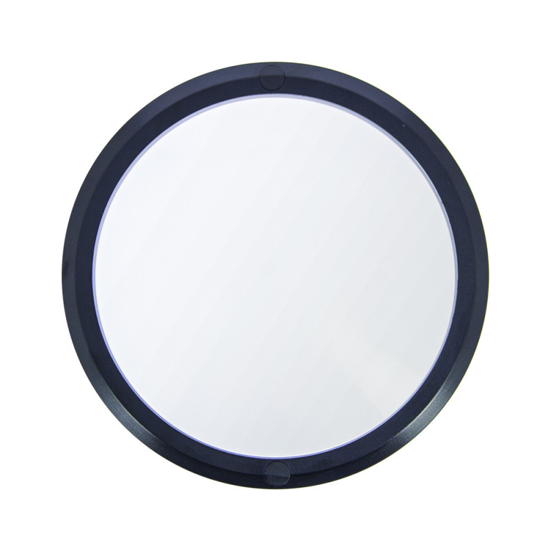 Hublot extérieur LED noir rond dimmable 12 W XANLITE