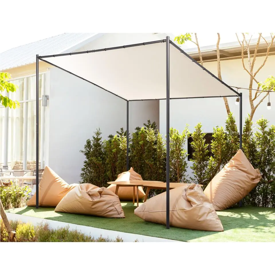 VIMINO - Tuinpaviljoen - Beige - Staal