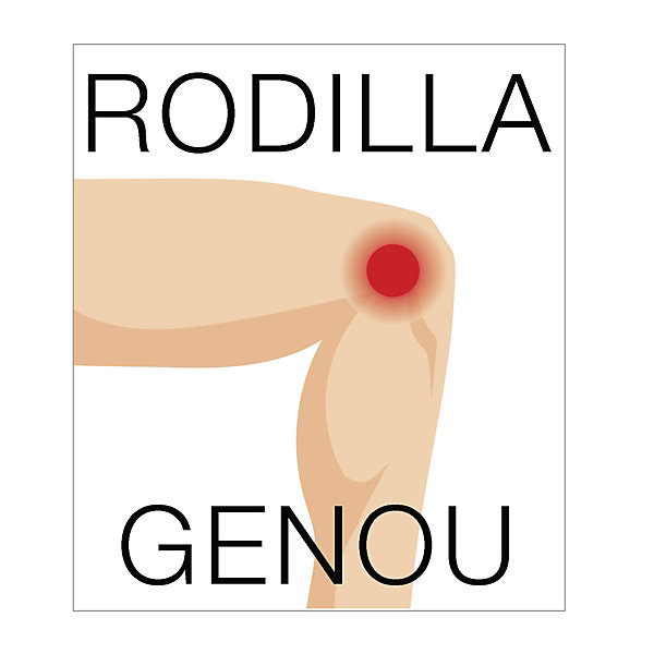Compresse Chaude/Froide pour genou, Gel Flexible et Réutilisable - Largeur 20.8 x Longueur 28 cm