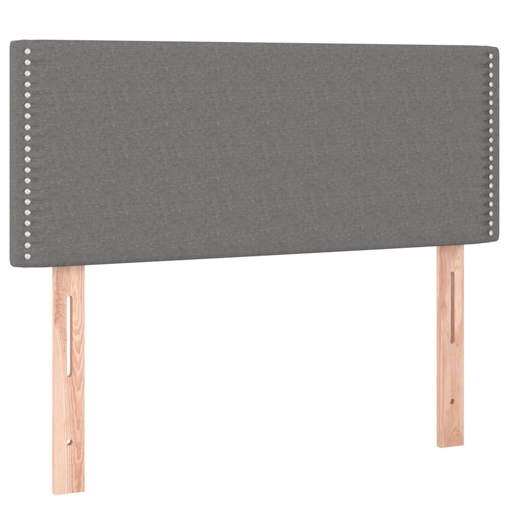 Wezgłowie Szary 90 x 5 x 78/88 cm Tkanina vidaXL