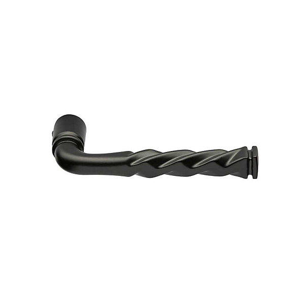 Kit bequille double torsade HERACLES I-201104 noir aluminium carre 6 mm